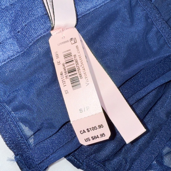 NWT Victoria's Secret Dream Angels Jeweled Unlined Embroidered Satin Corset SZ S - Picture 6 of 9